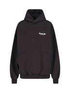 Balenciaga Beverly Hills Embroidered Hoodie Black