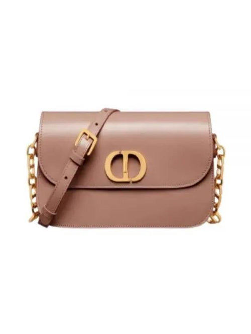 30 Montaigne Avenue Calfskin Shoulder Bag Pink Dior