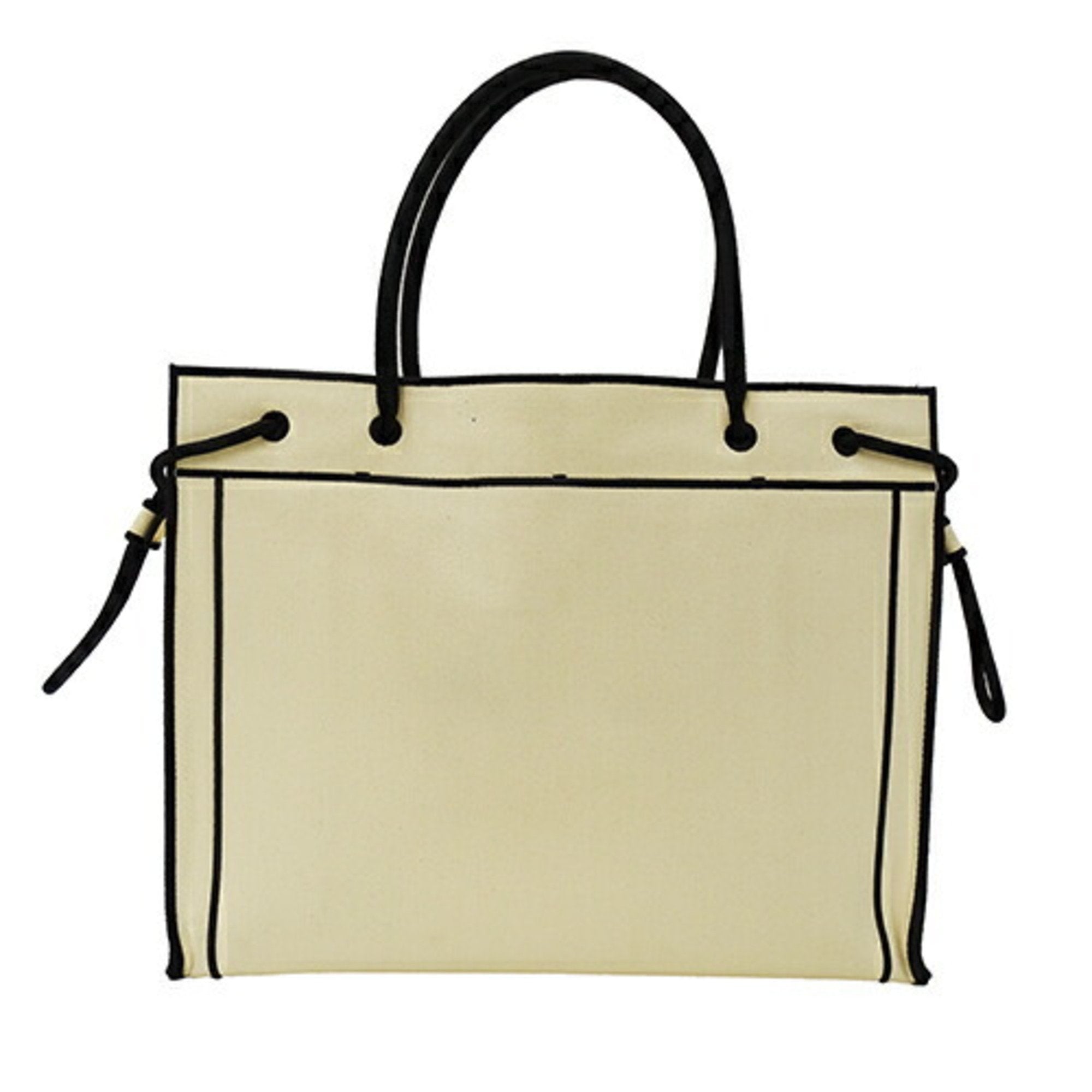 Fendi  ivory Canvas Shoulder Bag Tote Bag ()