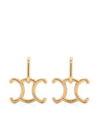 CELINE Triomphe Lock Earrings