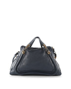 Chloe Blue Leather Paraty Shoulder Bag