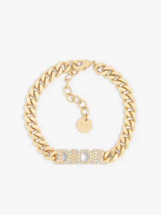 Revolution Crystals Bracelet Gold Dior