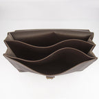 Hermes Briefcases 2813 Unisex Briefcase Coffee
