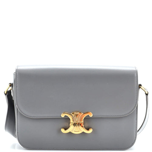 Celine Triomphe Shoulder Bag Smooth Calfskin Medium