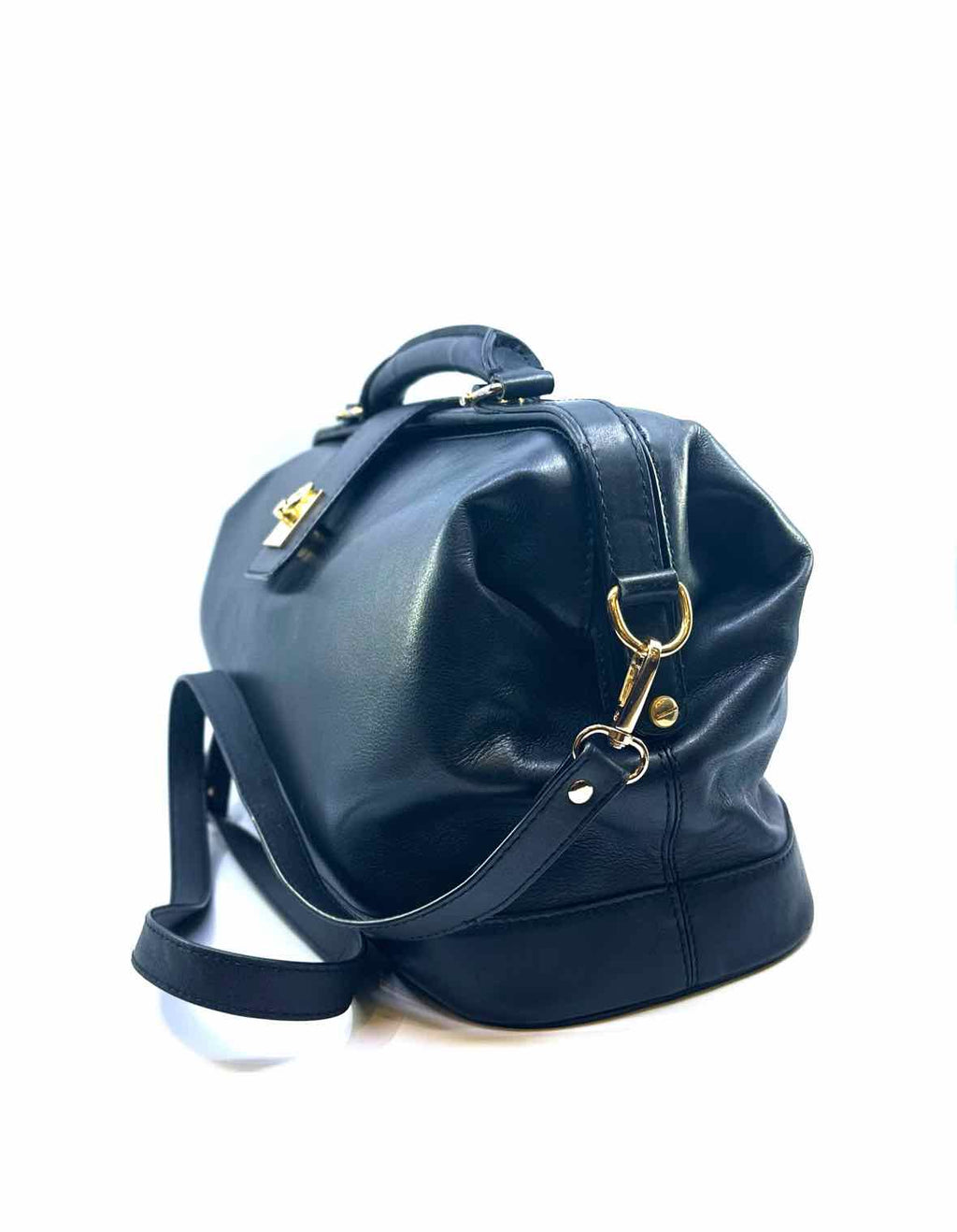 CELINE Black Leather Handbag