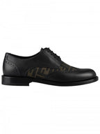 Fendi Leather Lace Up Derby Black