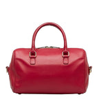 Saint Laurent Mini Boston Bag in Calf Leather Pink