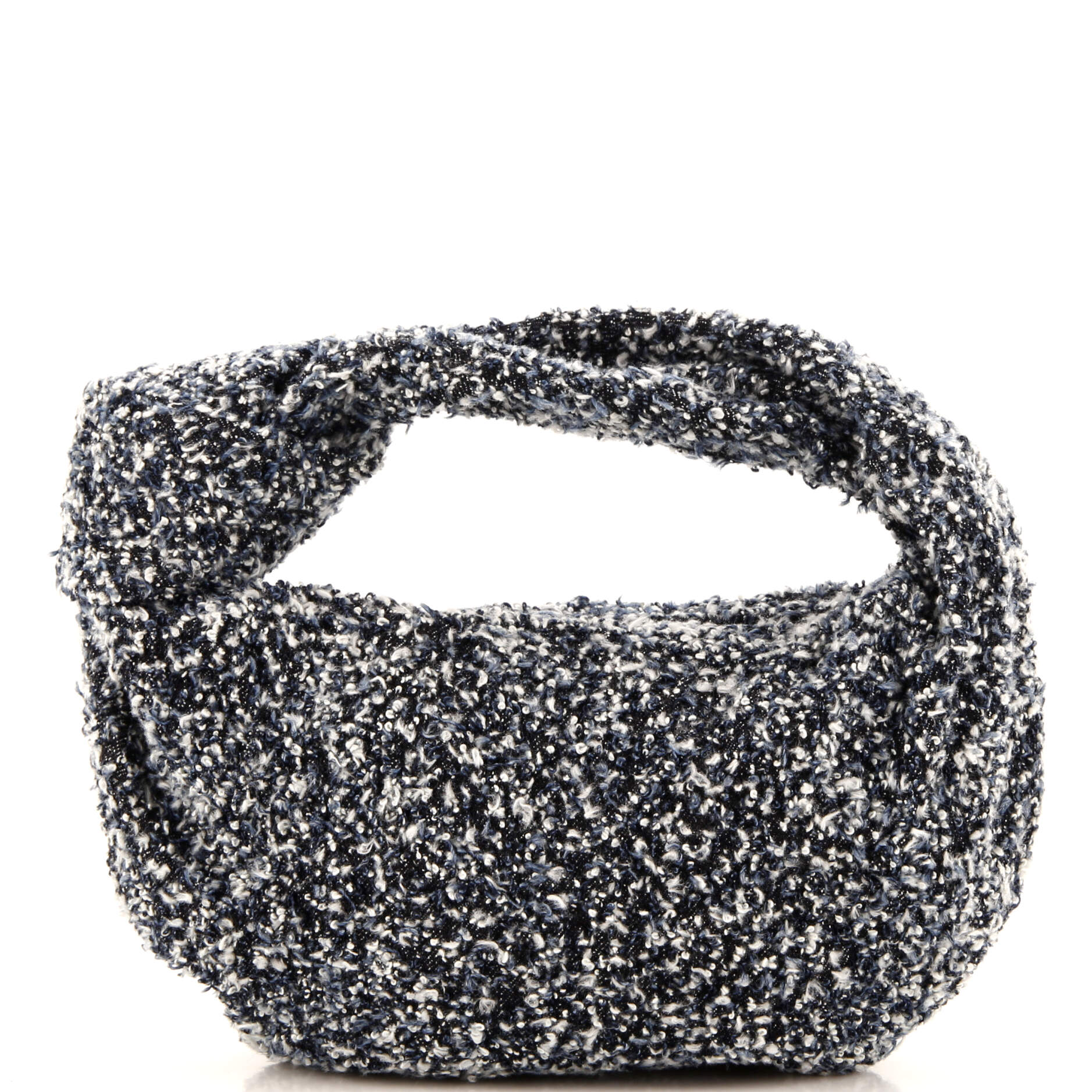 Bottega Veneta Jodie Hobo Boucle Denim Mini