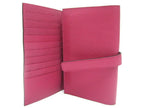 Hermes Wallet H1125 Wallet Cow Leather Pink