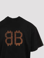 Balenciaga Balenciaga Double Front Paris Moon T-Shirt Clothing