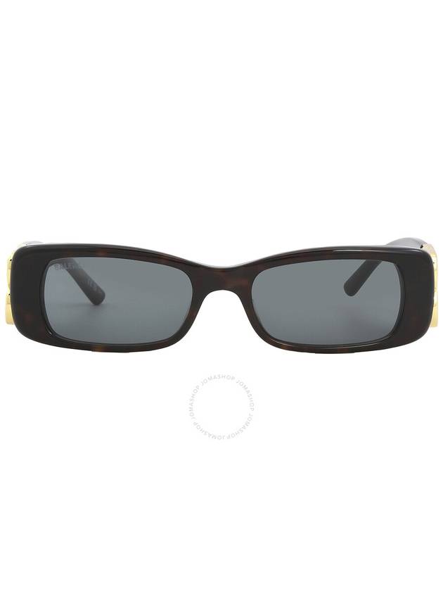 Balenciaga Eyewear Acetate BB Logo Sunglasses Brown