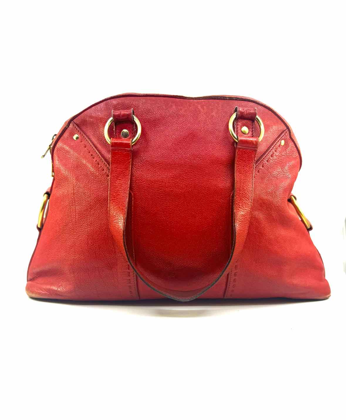 YVES SAINT LAURENT Red Leather Handbag