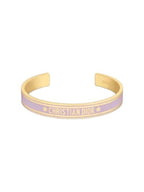 Cord Bangle Bracelet Gold Lilac Dior