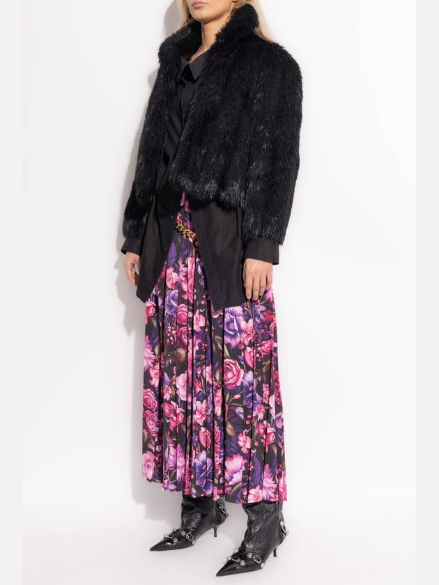 Balenciaga Balenciaga Faux Fur, Women's, Black