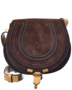 Chloe Marcie Mini Suede & Leather Crossbody