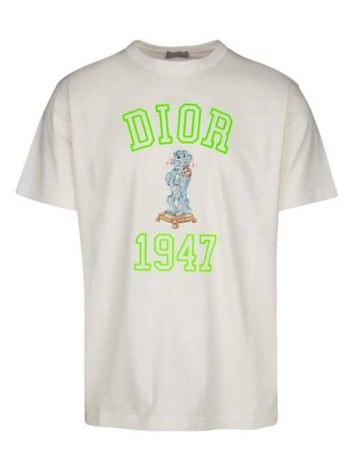 Barbie 1947 Casual Fit Short Sleeve T-Shirt Beige Dior