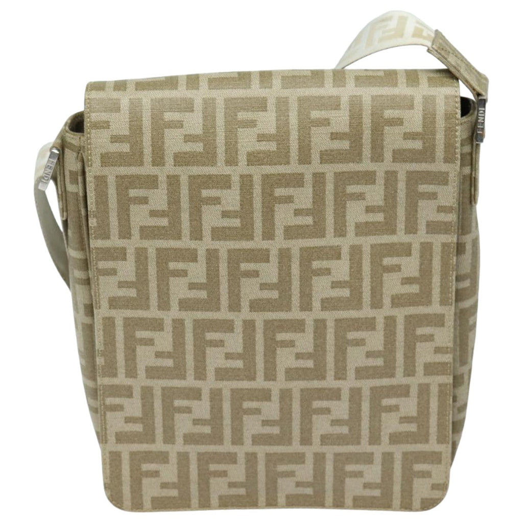 Fendi Zucca  Canvas Shoulder Bag ()