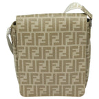 Fendi Zucca  Canvas Shoulder Bag ()