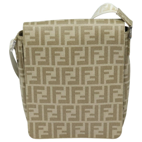 Fendi Zucca  Canvas Shoulder Bag ()