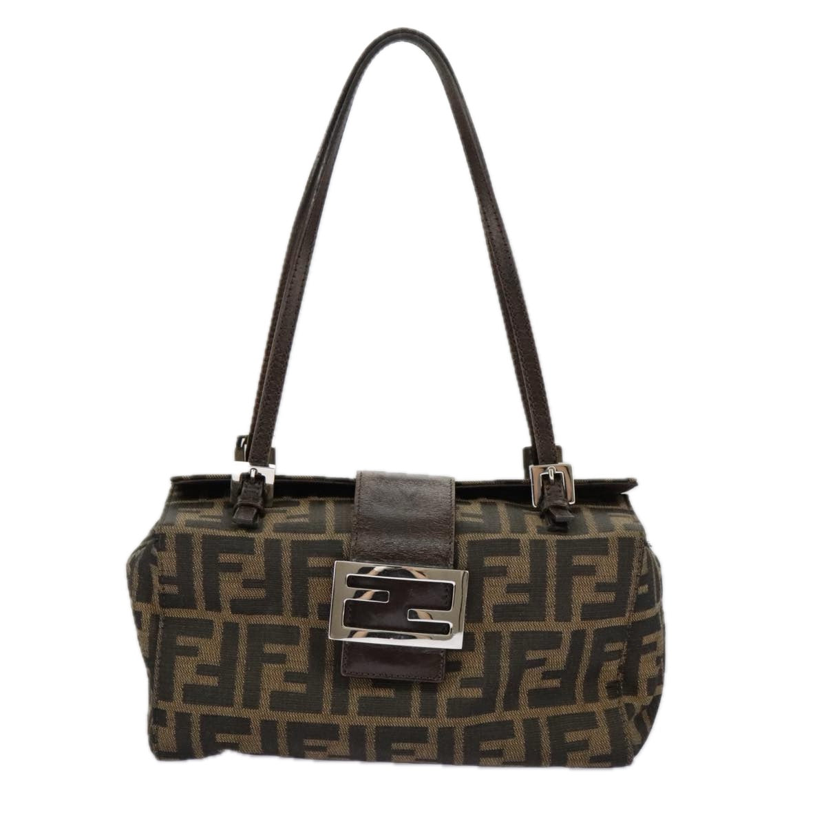 Fendi Zucchino  Canvas Shoulder Bag ()