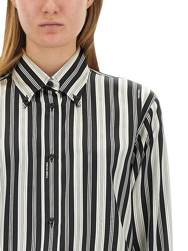 Fendi Shirt FS8143AXB0 F0GME BLACKWHITE