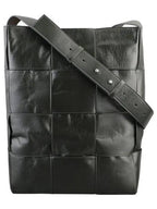Bottega Veneta Intrecciato Leather Shoulder Bag Dark Green