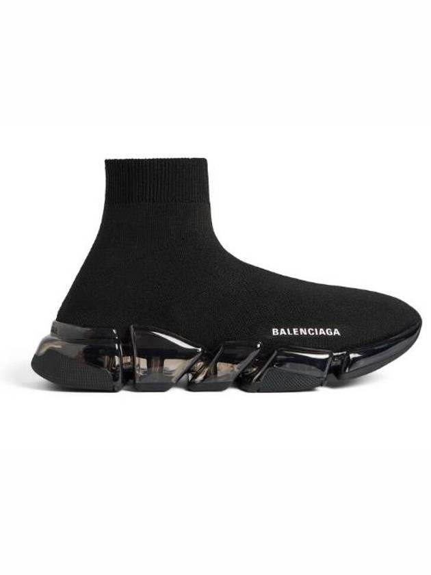 Balenciaga Speed 2.0 Stencil High Top Sneakers Black