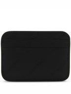 Balenciaga Embossed Logo Card Wallet Black