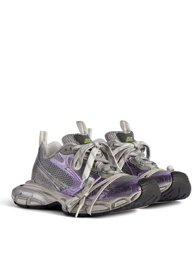 Balenciaga 3XL Low-Top Sneakers Purple Grey