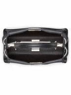 Fendi Peekaboo Mini Leather Tote Bag Black