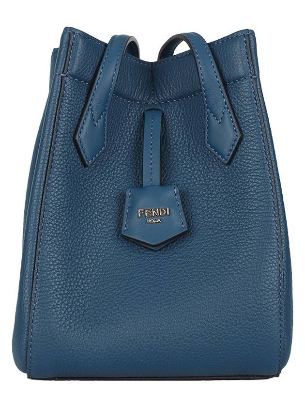 Fendi Origami Mini Bucket Bag Blue
