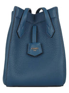 Fendi Origami Mini Bucket Bag Blue