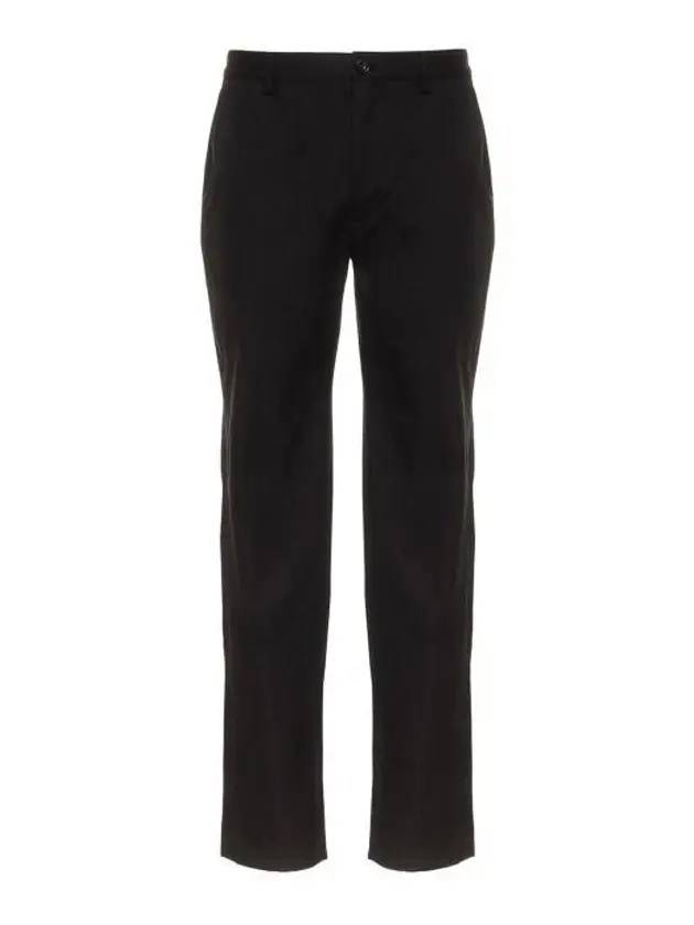 Burberry Slim Fit Cotton Chino Straight Pants Black