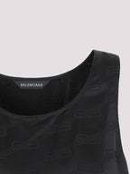 Balenciaga sleeveless t-shirt 746254 TMO68 1000 BLACK