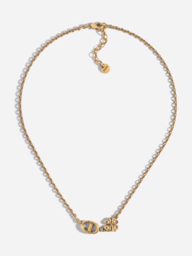 Lucky Charms Necklace Antique Gold Dior