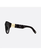 Lady Rounded 95 22 R3F Sunglasses Black Dior