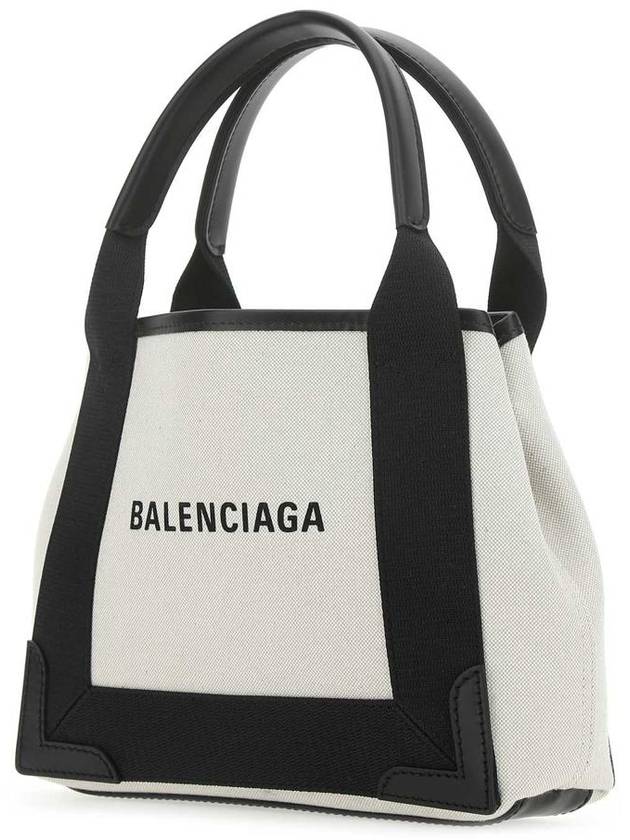 Balenciaga Cabas XS Tote Bag Black Beige