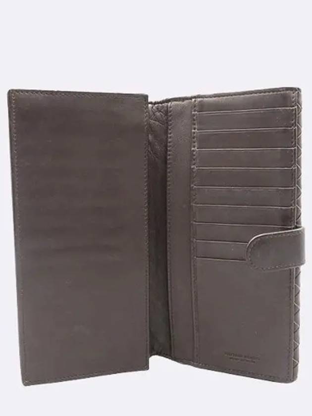 Bottega Veneta 134075 Brown Intrecciato Nappa Continental Long Wallet