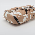 Fendi Mammaket Nylon 2WAY Shoulder Bag Beige 8BR600