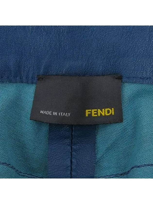 Fendi Smith Market Used Luxury Lambskin Pants Women s Clothing