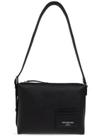 Balenciaga Small Leather Shoulder Bag Black