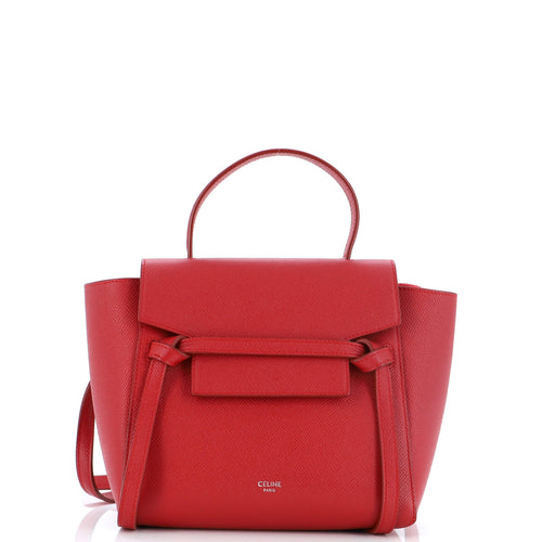 Celine Belt Bag Textured Leather Nano