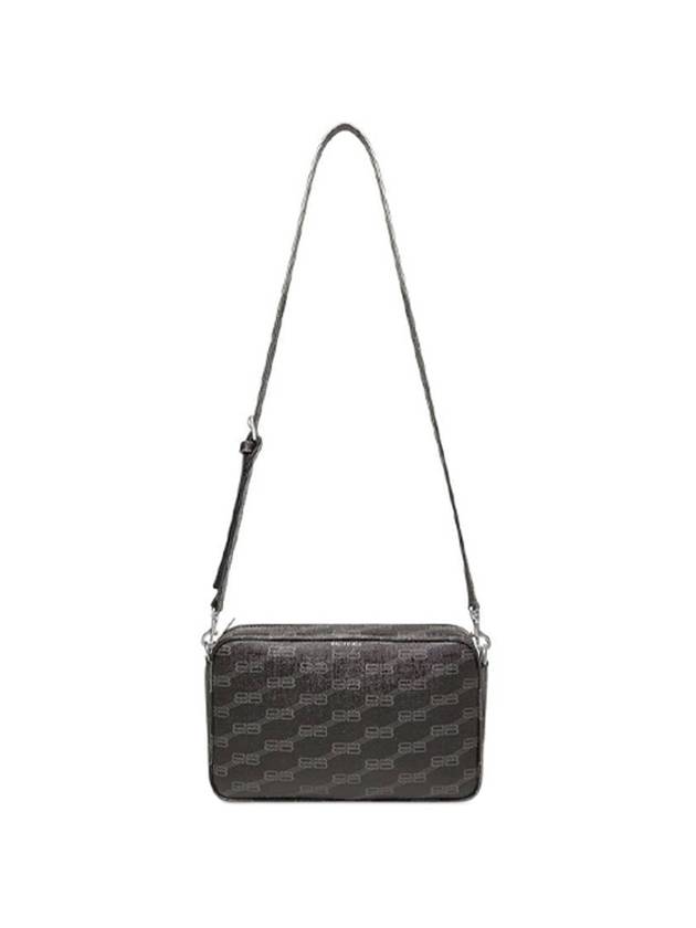 Balenciaga Signature Monogram BB Logo Medium Cross Bag Black