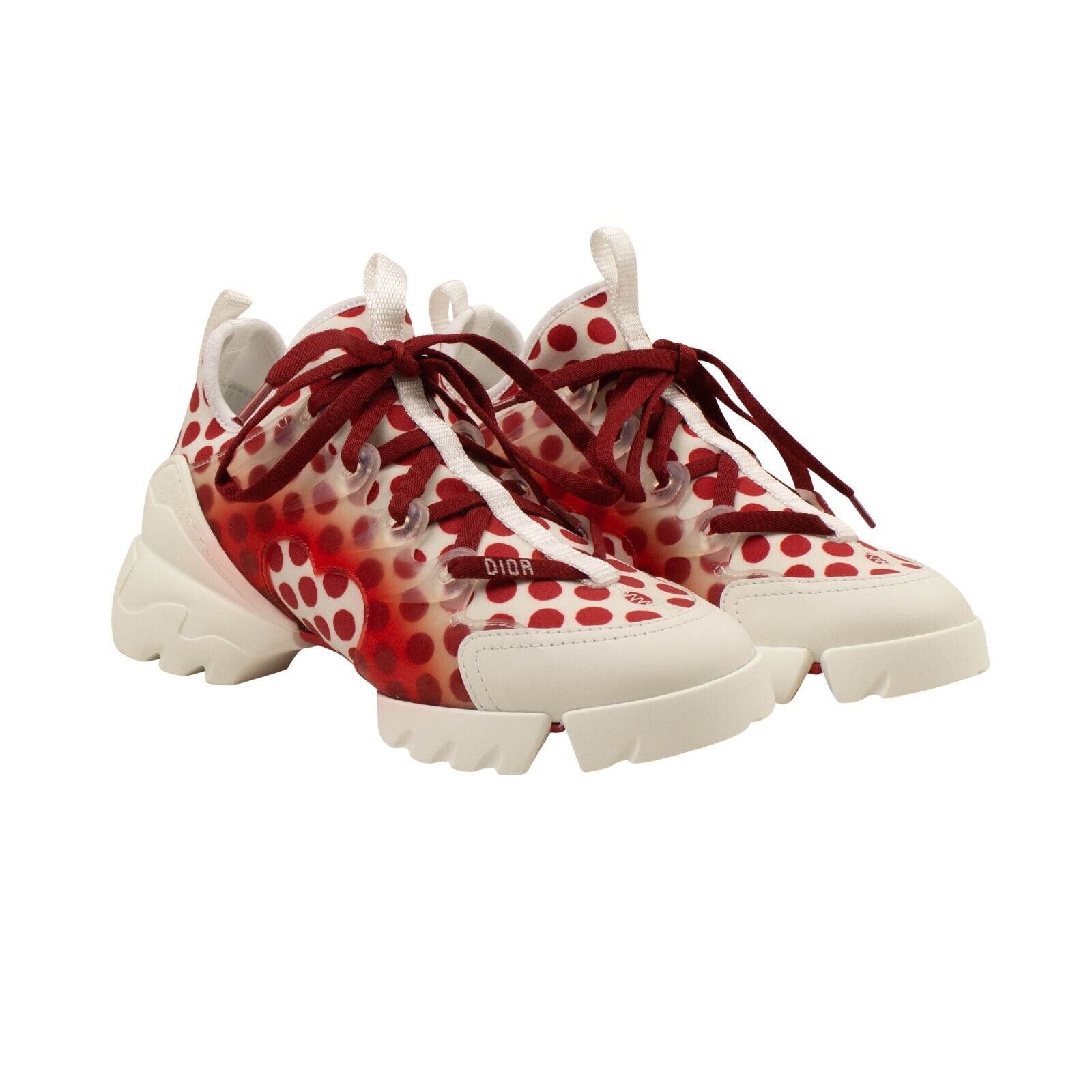 Red Dior D-Connect Dioramour Sneakers