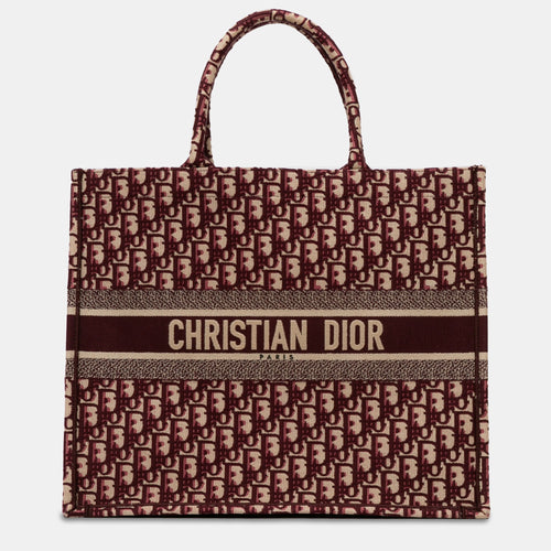 Dior Large Oblique Book Tote Bag