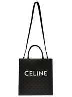 CELINE Celine 194432CIM 38OG Triope Canvas Medium Vertical Cabas Bag