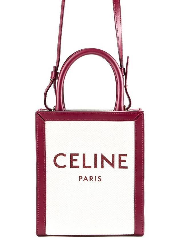CELINE WoMen's Mini Vertical Cabas Tote Bag Red