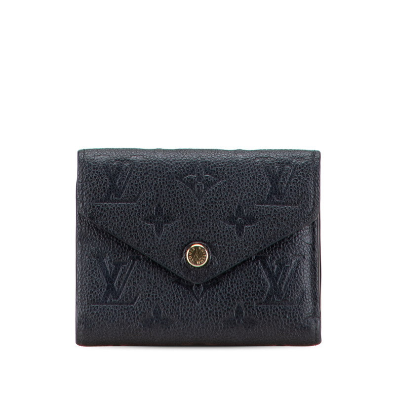 Louis Vuitton Portefeuille Victorine Monogram Empreinte Trifold Wallet
