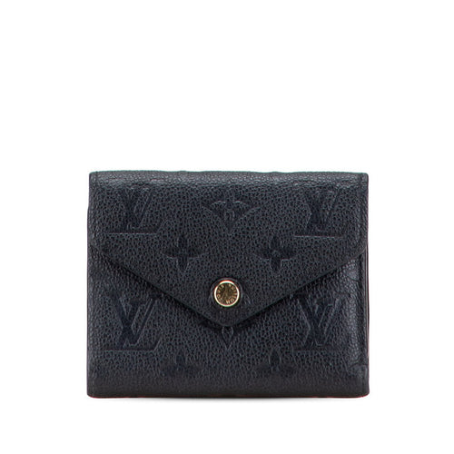 Louis Vuitton Portefeuille Victorine Monogram Empreinte Trifold Wallet