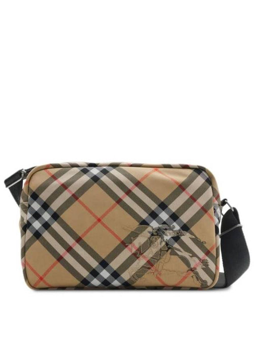 Burberry Vintage Check Messenger Bag Beige